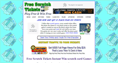 Desktop Screenshot of freescratchtickets.com